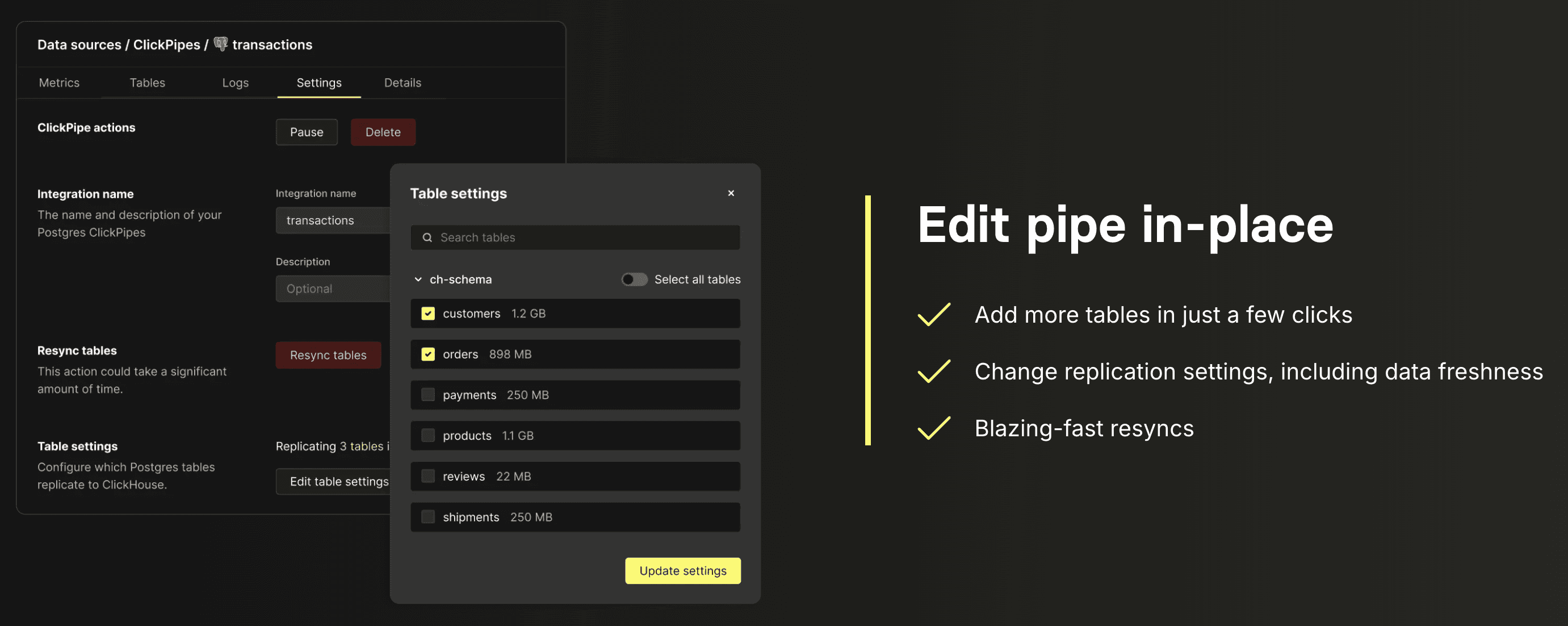 ClickHouse ClickPipes